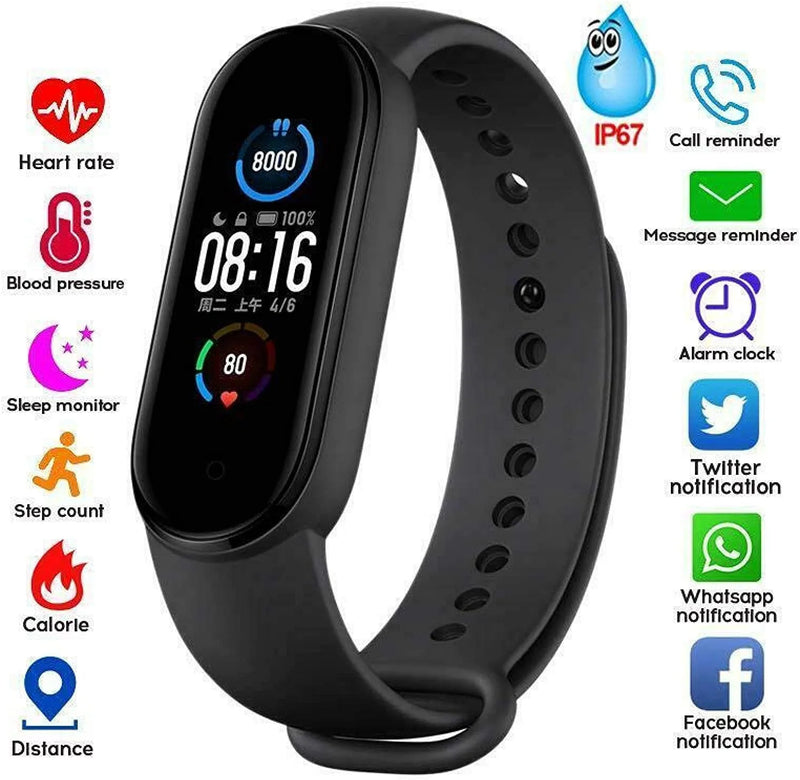 Relógio Smartwatch Inteligente M5 Smartband com Pulseira