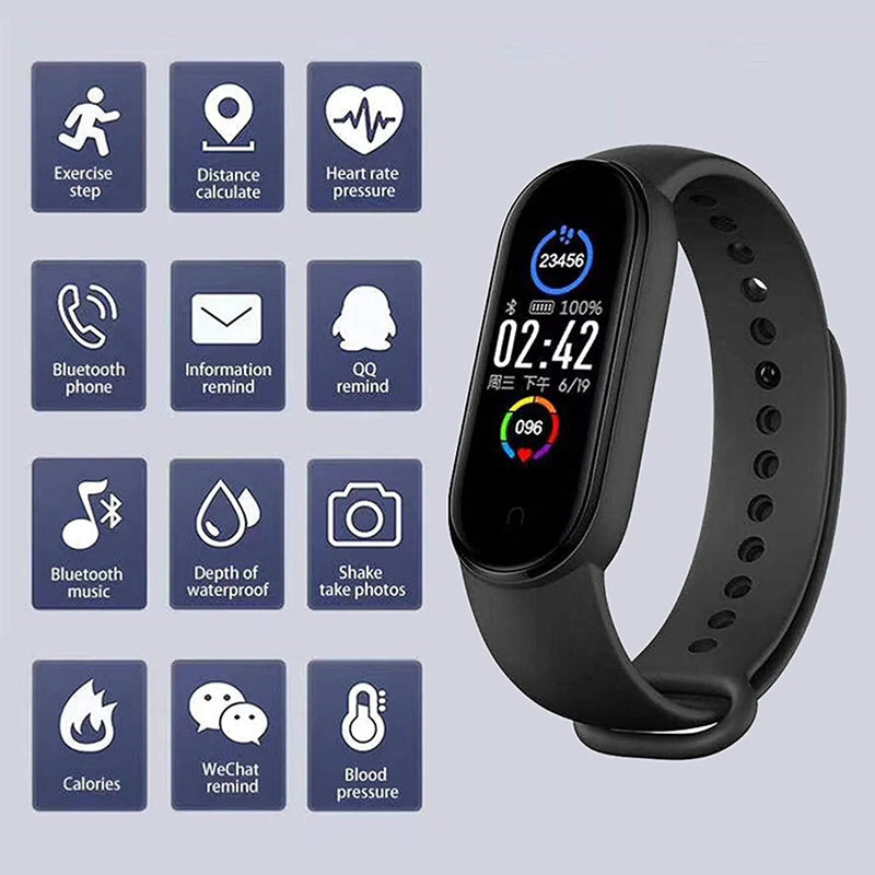 Relógio Smartwatch Inteligente M5 Smartband com Pulseira