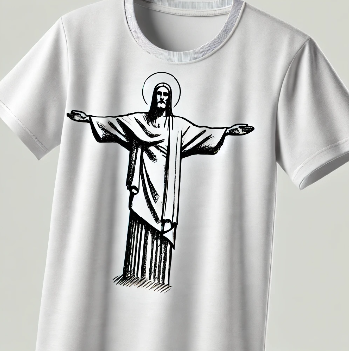 Camiseta Jesus Cristo branca