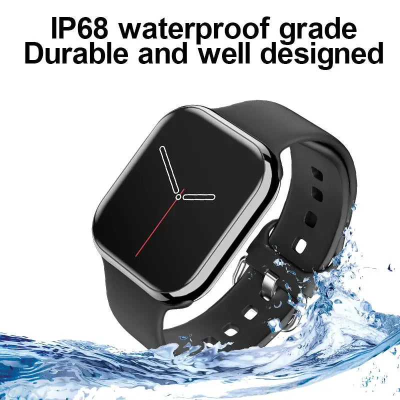 Novo Smartwatch 9 com NFC, Bluetooth, Monitor Cardíaco, Esportes, Fitness, Resistente à Água, Tela Amoled, Carregamento Sem Fio - 450mAh. Ideal para Homens e Mulheres - Perfeito para IWO Watch.